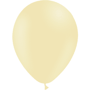 100 Ballons 12" Pastel Jaune T04 - Balloonia