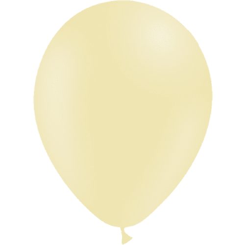 100 Ballons 12" Pastel Jaune T04 - Balloonia