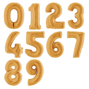40" Dorée Numbers - com gás