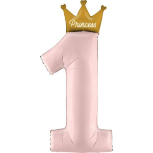 My 1st Birthday Princess 46" - Com gás