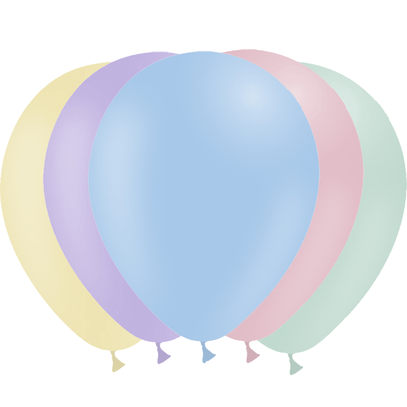 100 Ballons Latex 12" Pastel - Balloonia